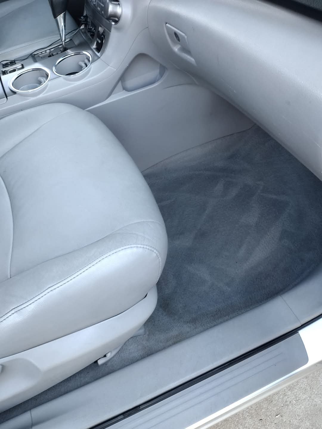 Sedan cabin after interior detail